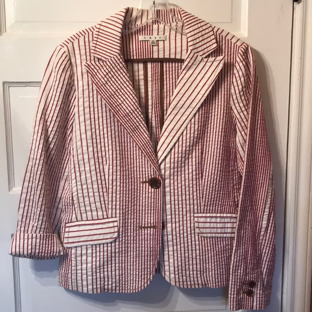 CAbi Striped Blazer